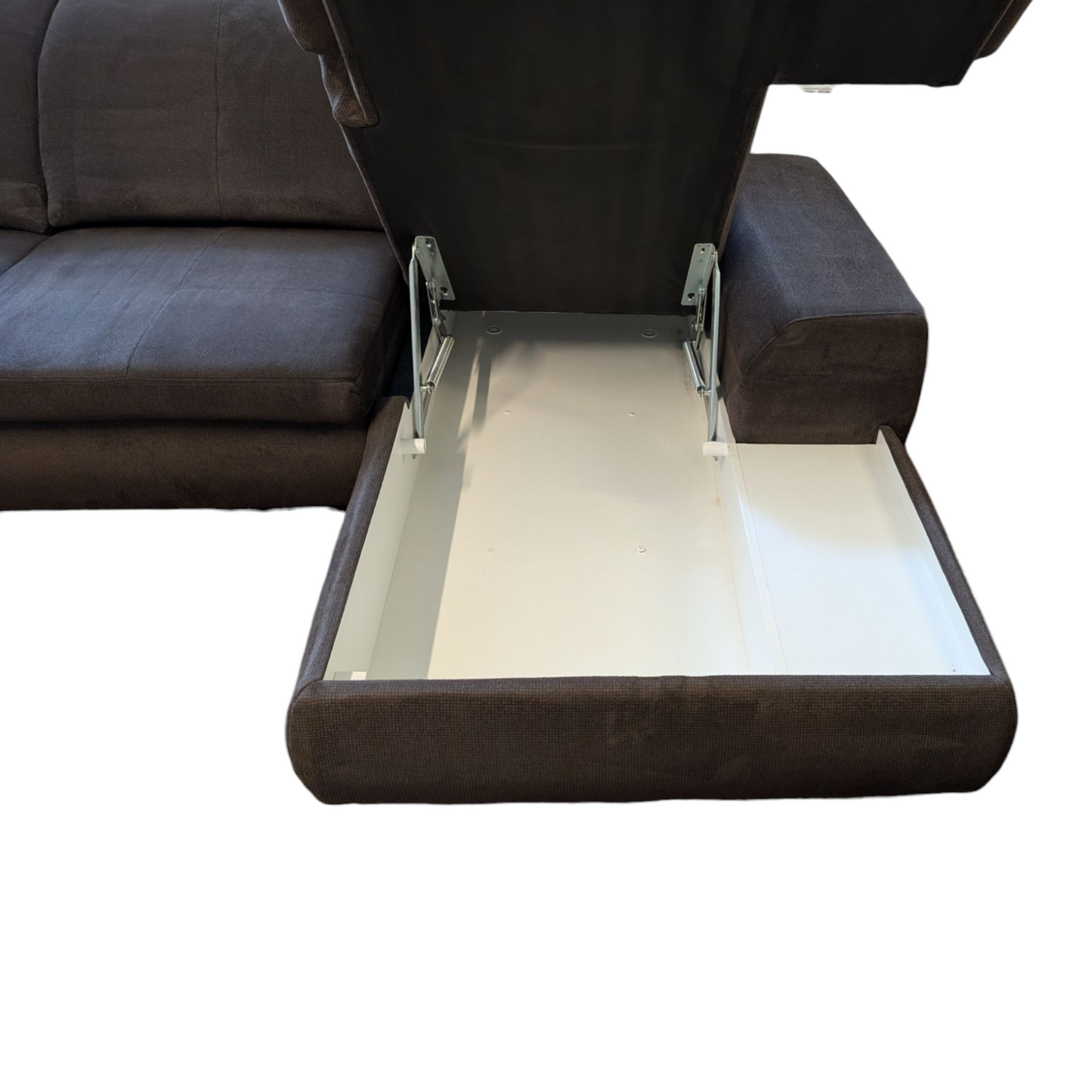U-förmiges braunes Sofa mit Stauraum Art.-Nr.333