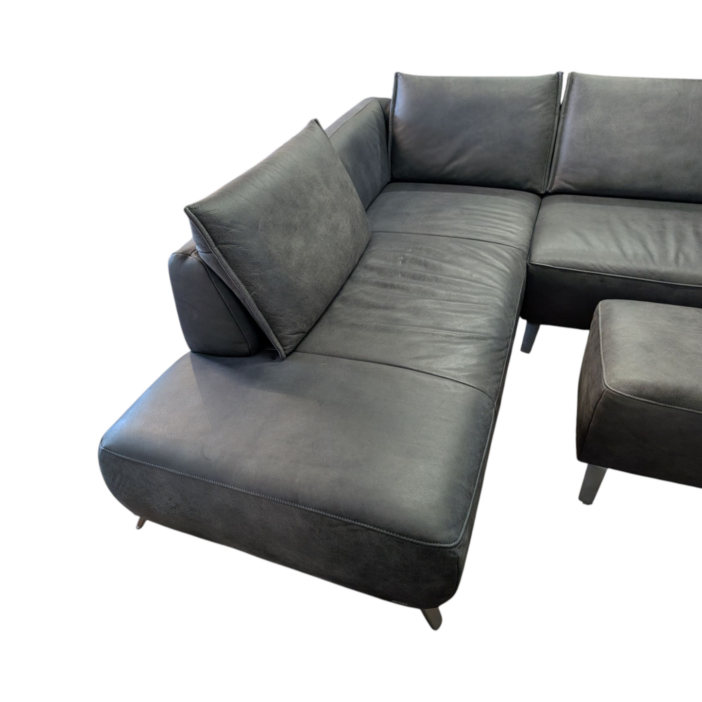 Designer-Ecksofa mit Hocker von Koinor Art.-Nr.336