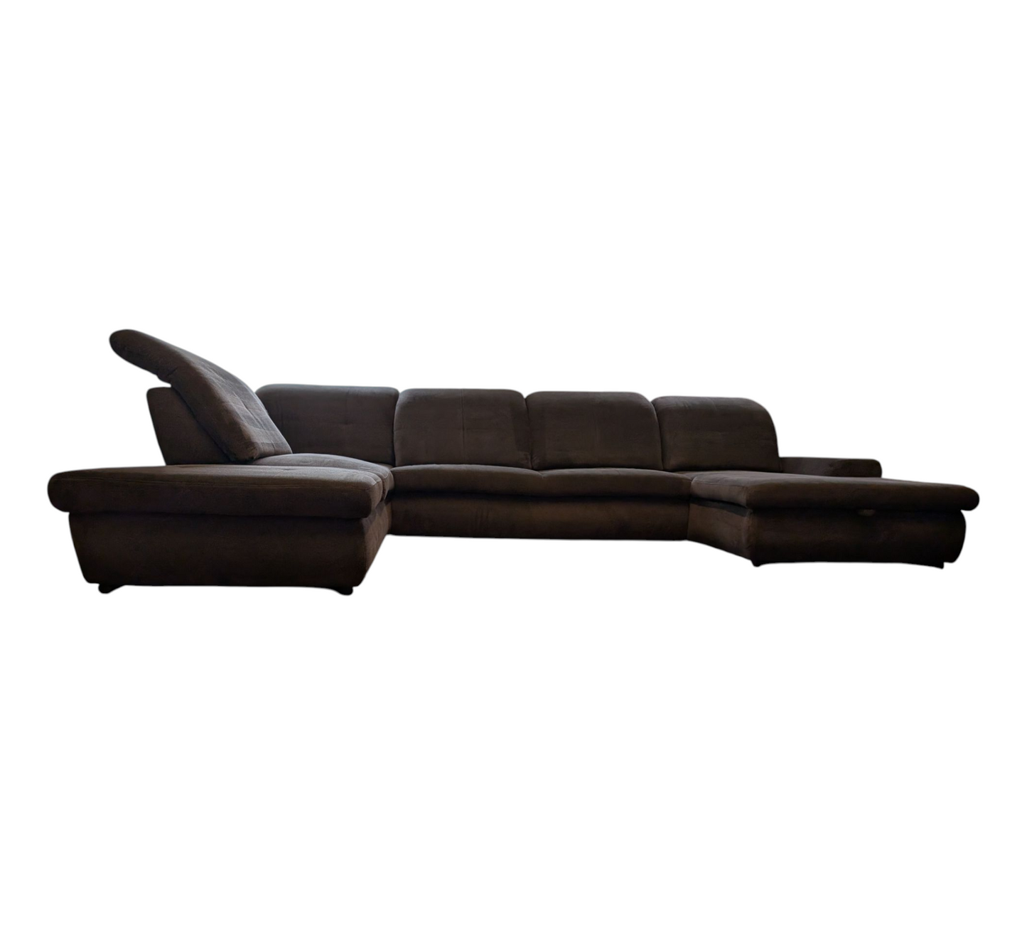 U-förmiges braunes Sofa mit Stauraum Art.-Nr.333