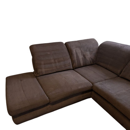 U-förmiges braunes Sofa mit Stauraum Art.-Nr.333