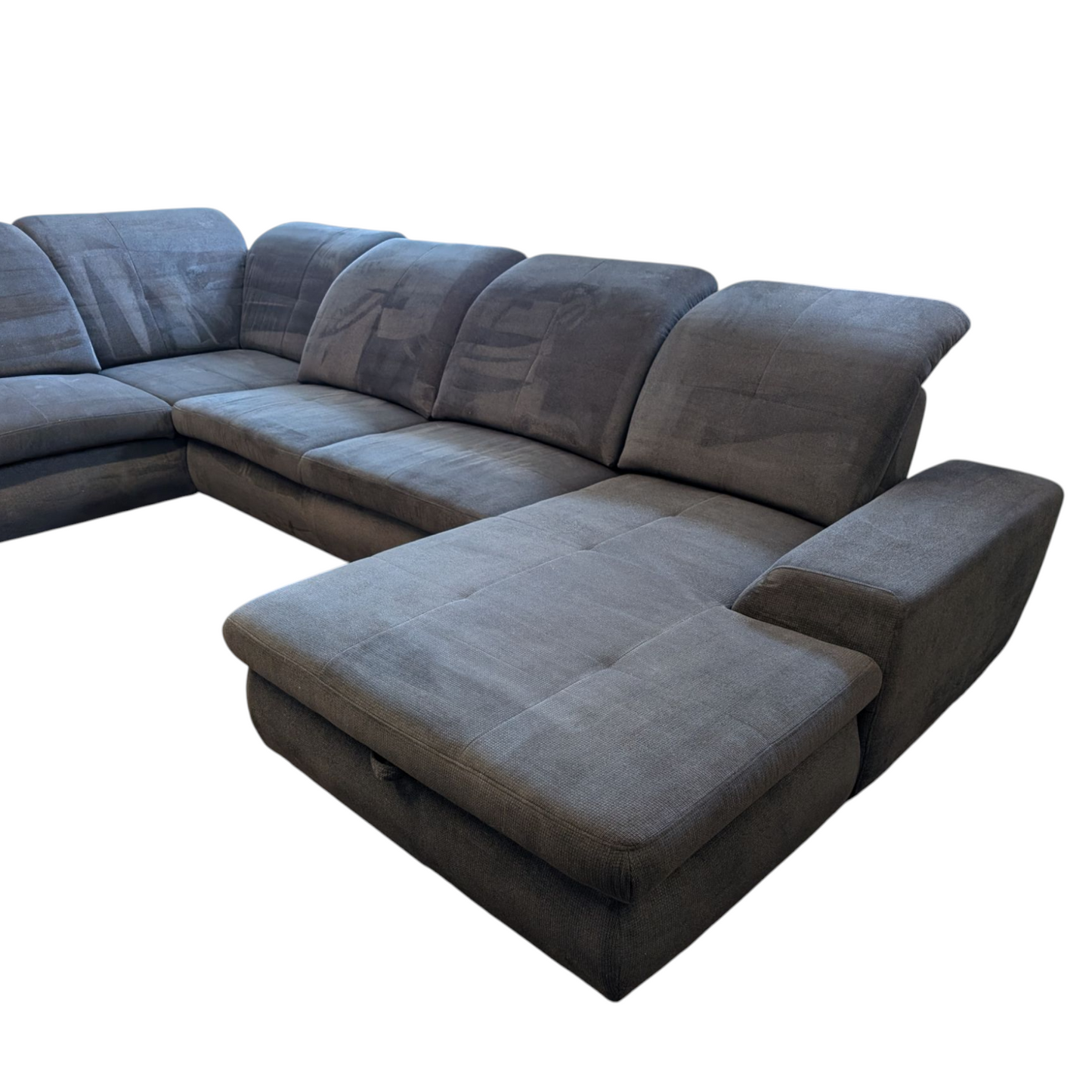 U-förmiges braunes Sofa mit Stauraum Art.-Nr.333