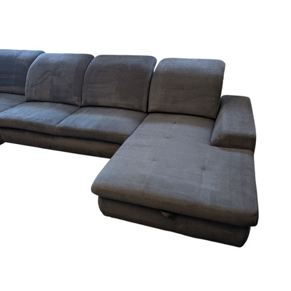 U-förmiges braunes Sofa mit Stauraum Art.-Nr.333