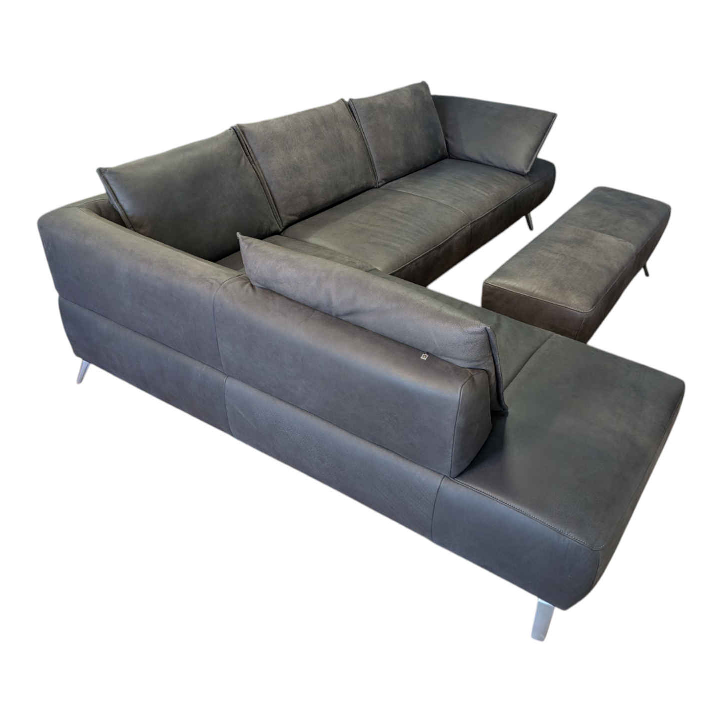 Designer-Ecksofa mit Hocker von Koinor Art.-Nr.336